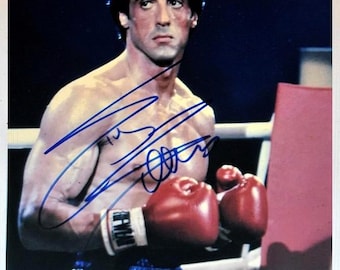 シルベスタースタローン直筆サイン入りフォト シルベスター・スタローン 直筆サイン入り写真 - ロッキー3 - 11x14