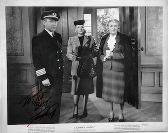 Gesigneerde foto George Raft – Johnny Angel – Bolero – Some Like It Hot – Each Dawn I Die W/COA