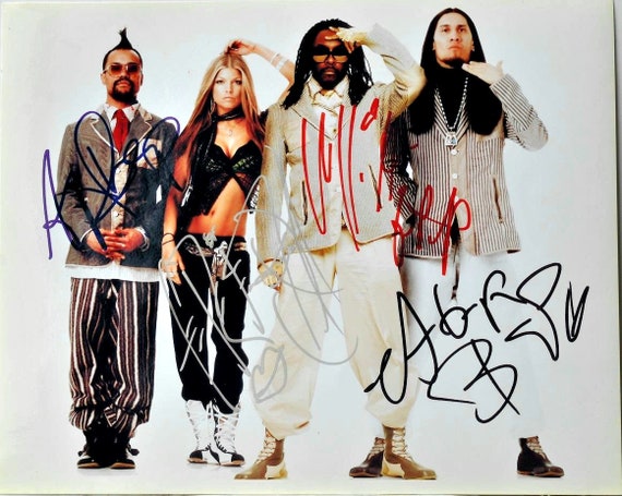 The Black Eyed Peas Signed Photo X4 – Fergie, Will.i.am, Apl.de.ap