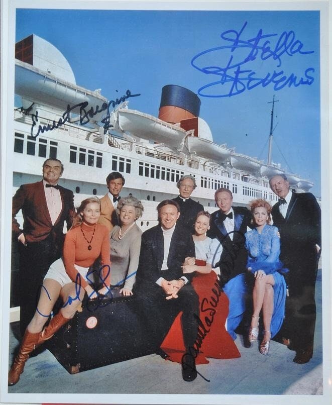 The Poseidon Adventure Cast Signed Photo X4 Ernest Borgnine, Stella ...