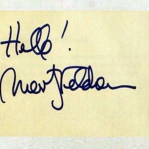 Marty Feldman Signed Page - Silent Movie, Young Frankenstein W/COA