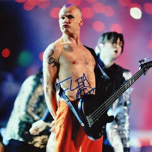 Flea – Red Hot Chili Peppers Signed Photo – 11&quot;X 14&quot; W/COA