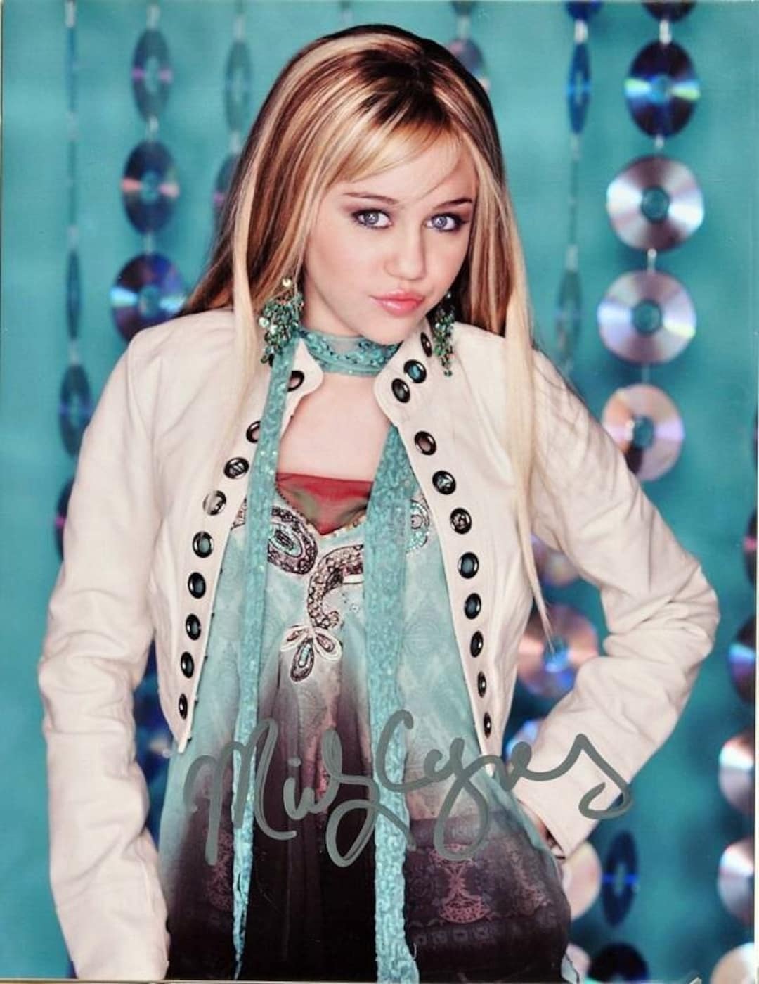 Miley Cyrus 直筆サインフォト Miley Cyrus Signed Photo