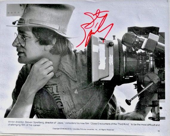 スティーブン・スピルバーグ監督 直筆サイン写真 【公式通販】