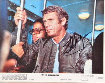 Steve McQueen autographed card with cert - Etsy 日本