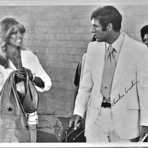 Farrah Fawcett & Charles Grodin Signed Photo - Sunburn W/COA