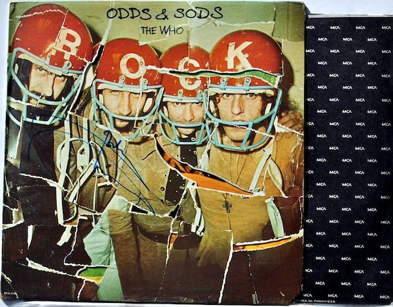 Pete Townshend - The Who - Odds And Sods Signed Album W/COA