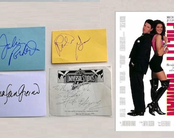 リチャード・ギア + ジュリア・ロバーツ 直筆サイン + COA (プリティ