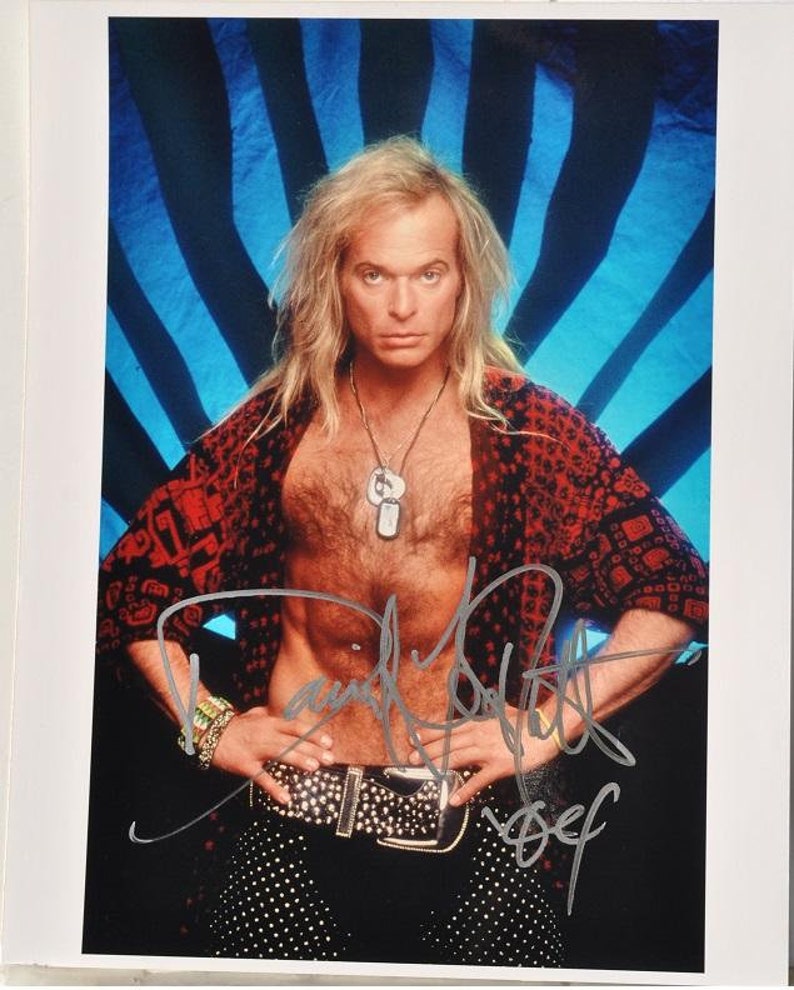 David Lee Rothe Ink David Lee Roth Signed Photo - Van Halen - W/COA - Etsy