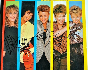The Go-Go's - Talk Show Signed Album X5 - Belinda Carlisle, Jane Wiedlin, Charlotte Caffey + W/COA