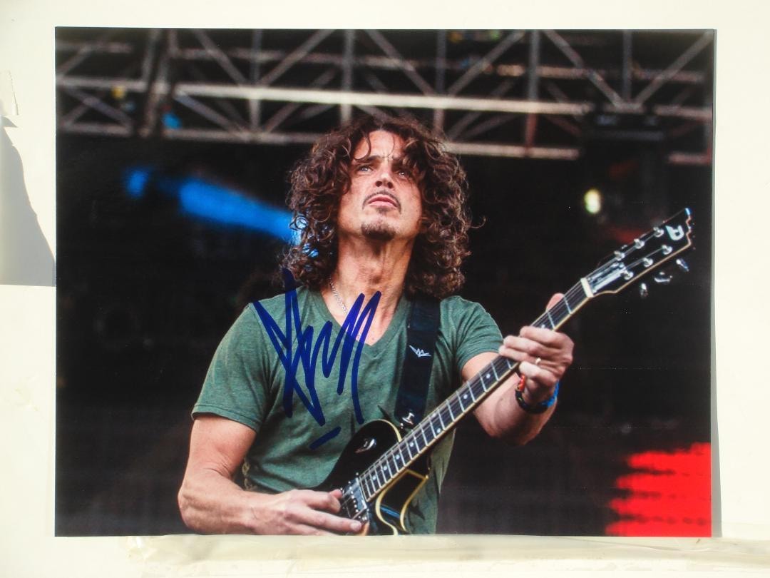 Chris Cornell Signed Photo – Soundgarden, Audioslave W/COA - Etsy