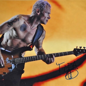 Flea – Red Hot Chili Peppers Signed Photo – 11&quot;X 14&quot; W/COA