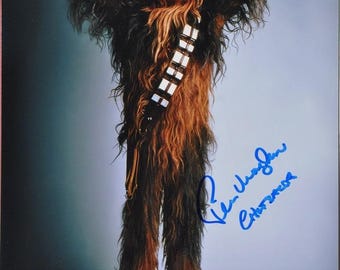 Peter Mayhew signiertes Foto – Chewbacca, Star Wars W/COA