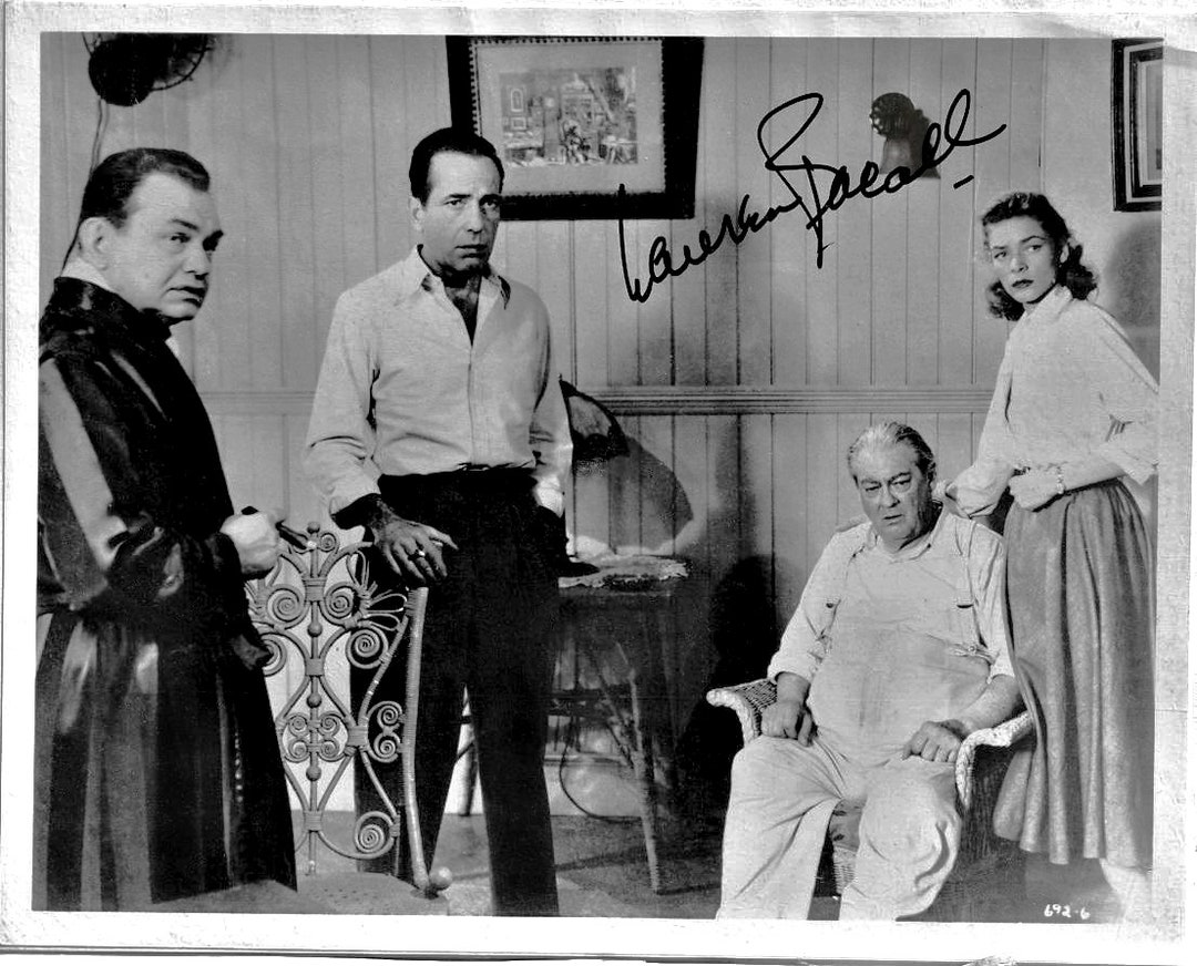 Lauren Bacall Signed Photo - Key Largo, Humphrey Bogart - W/COA - Etsy