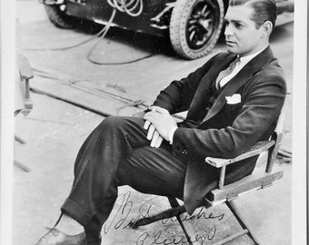 クラーク・ゲーブル直筆サイン入り写真 - 風と共に去りぬ（COA付き