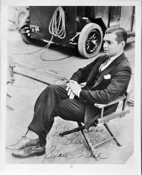 Clark Gable （クラークゲーブル）直筆サイン（鑑定書付き） Clark Gable （クラークゲーブル）直筆サイン（鑑定書付き）