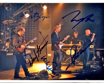 Genesis & Phil Collins Signed Photo X5 - W/COA