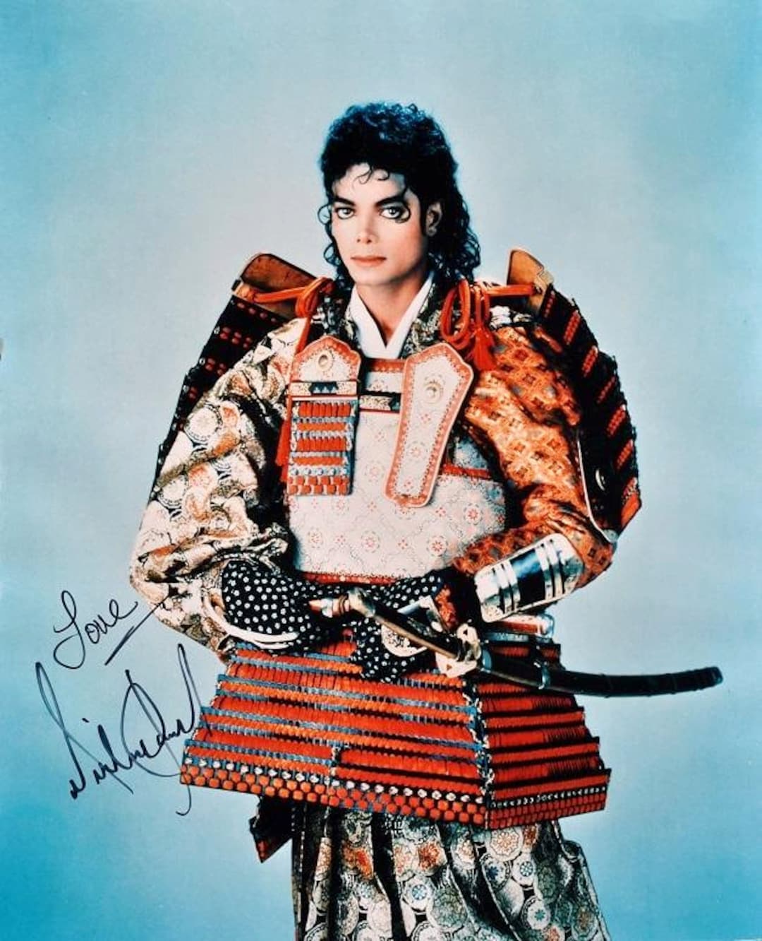 マイケル・ジャクソン直筆サイン入りレア写真 - ジャクソン5 - キング