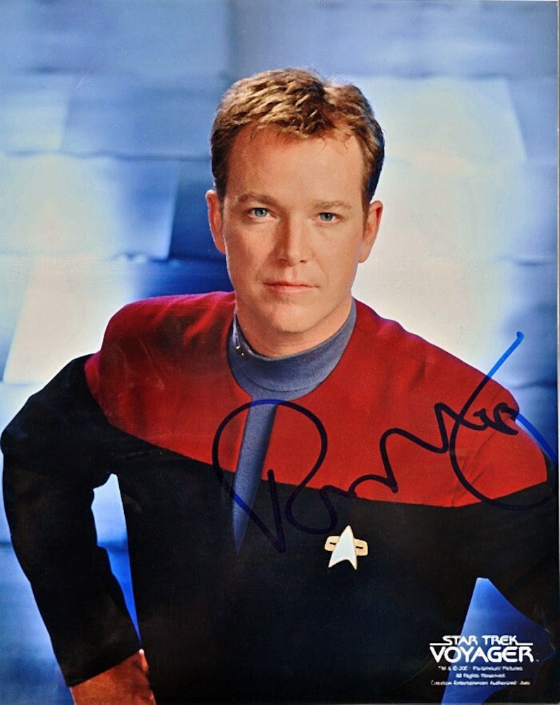 Autographing Chest Robert Mcneill - Star Trek Voyager Signed Photo - W/COA - Etsy