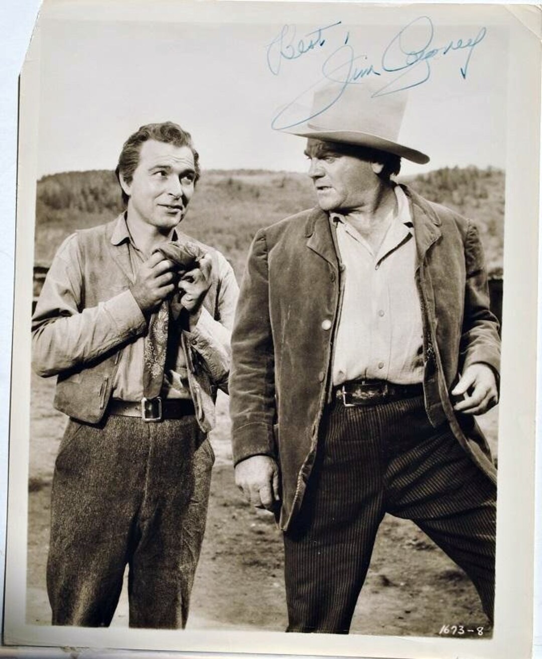 James Cagney Signed Photo Lady Killer Ragtime Captains of the