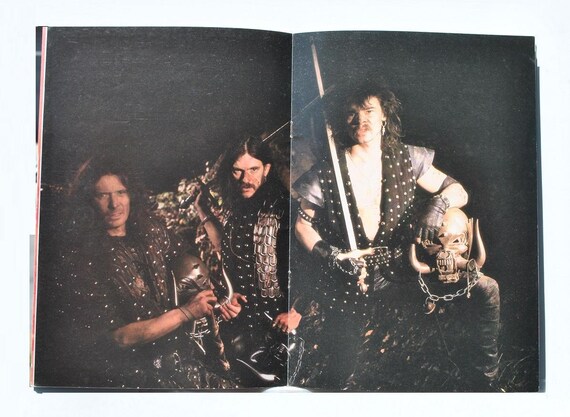 MOTORHEAD “IRON FIST” 1982 Tour Program Signed by Lemmy Kilmister
