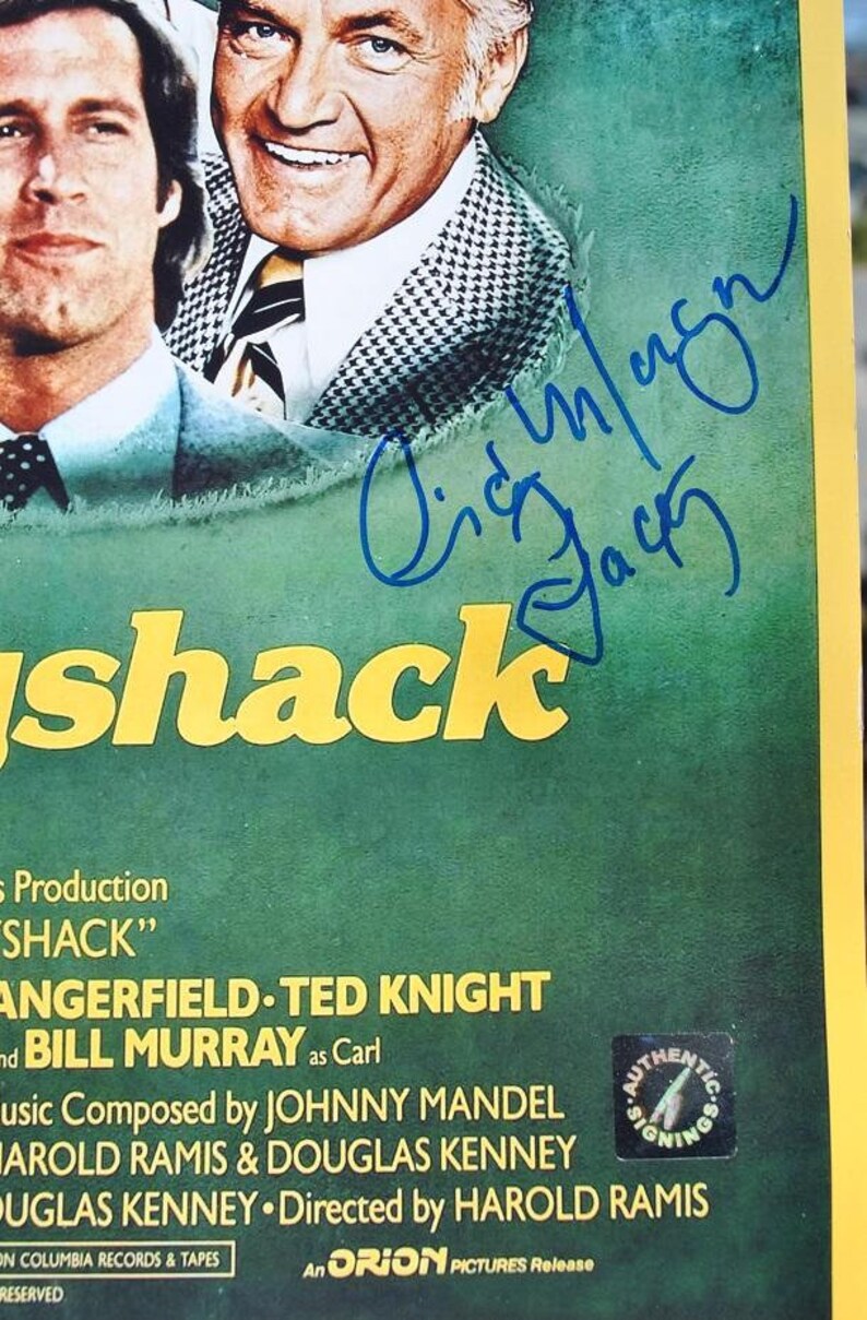 Caddyshack Cast Signed Poster X2 Michael O'keefe, Cindy Morgan 11x17 W ...