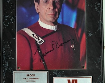 直筆サイン入りCOA付きスタートレック写真 ウィリアム・シャトナー