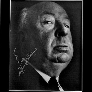 Alfred Hitchcock Signed Photo Matted - Birds - Vertigo - Spellbound W/COA