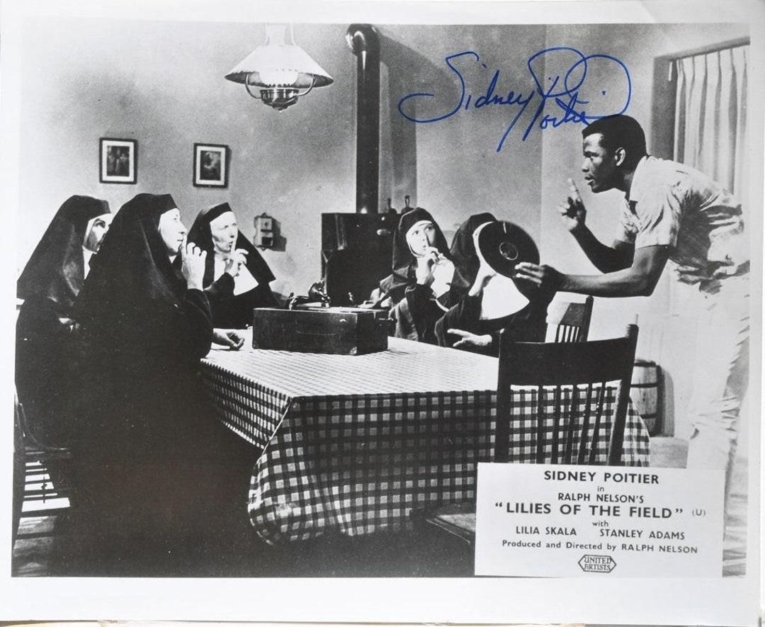 Sidney Poitier Signed Photo - Lilies of the Field W/COA - Etsy
