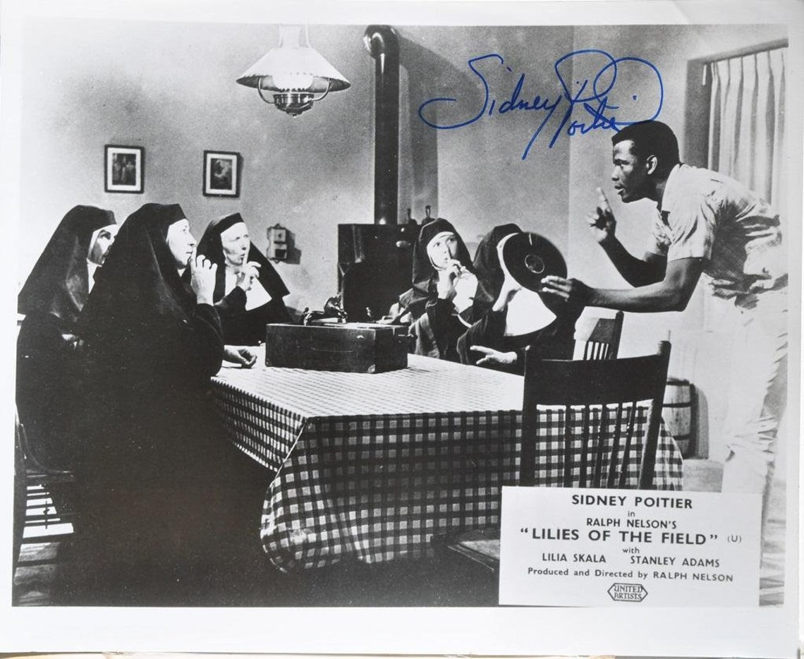 Sidney Poitier Signed Photo - Lilies of the Field W/COA - Etsy