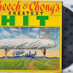 Cheech & Chong - Greatest Hit Signed Album X2 - Richard &quot;Cheech&quot; Marin, Tommy Chong - W/COA