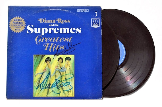 Diana Ross & The Supremes 直筆サイン入りCD Diana Ross & the Supremes – Greatest Hits Signed Album X2 - Diana