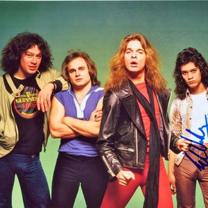 Foto autografata da Eddie Van Halen - con certificato di autenticità