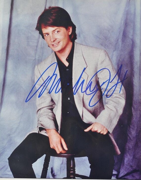 バックトゥザフューチャー マイケル・J・フォックス 他 直筆