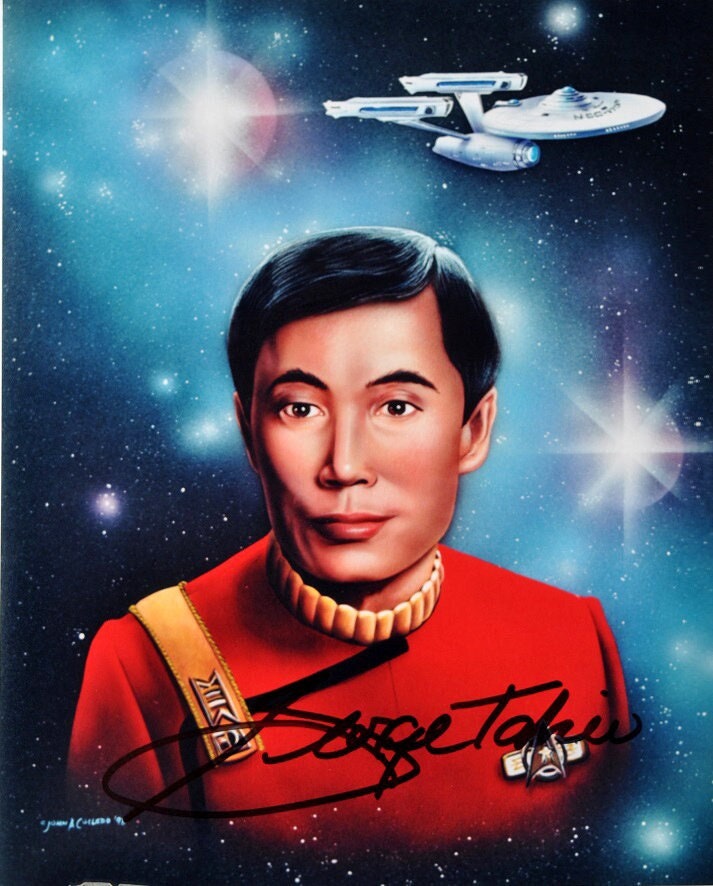ジョージ・タケイ - スター・トレック TOS 直筆サイン入り写真 - COA