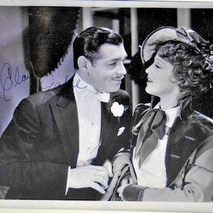 Clark Gable （クラークゲーブル）直筆サイン（鑑定書付き） クラーク・ゲーブル直筆サイン入り写真 - 風と共に去りぬ（COA付き
