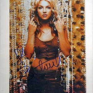 Britney Spears Signed Photo W/COA