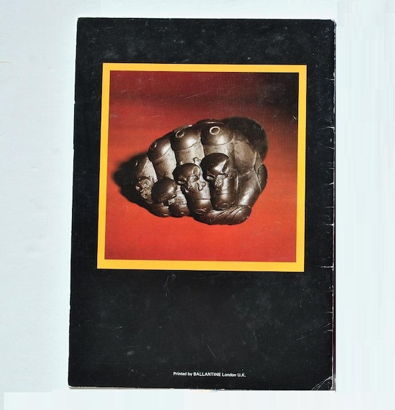 MOTORHEAD “IRON FIST” 1982 Tour Program Signed by Lemmy Kilmister