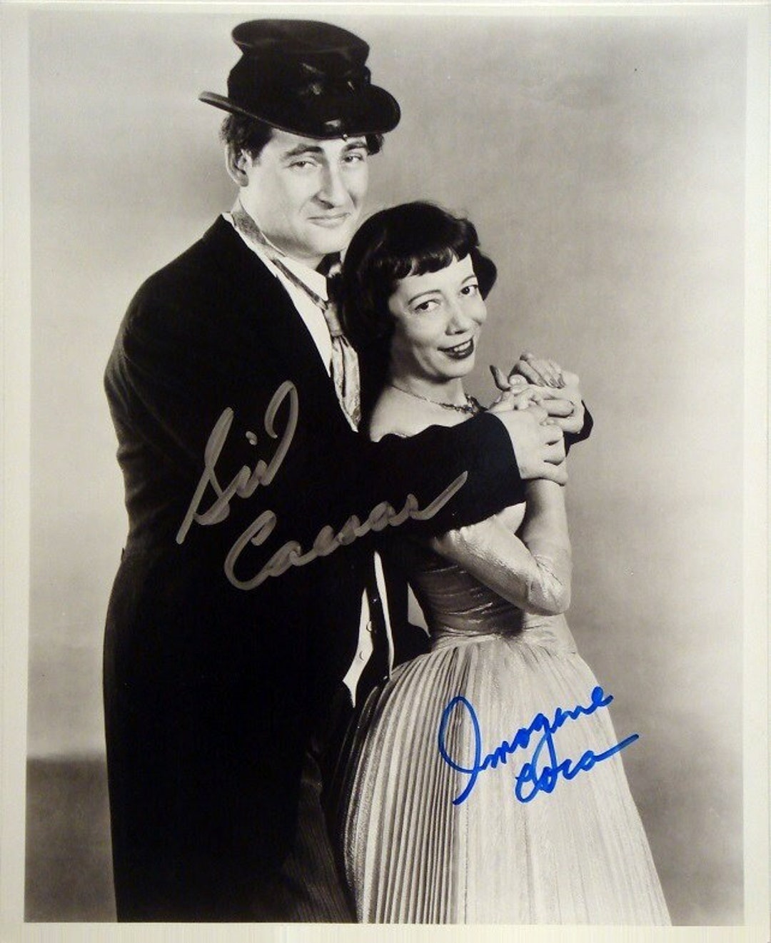 Sid Caesar & Imogene Coca Signed Photo X2 - Your Show of Shows W