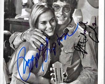Mod Squad Cast Signed Photo X2 - Michael Cole & Peggy Lipton W/COA