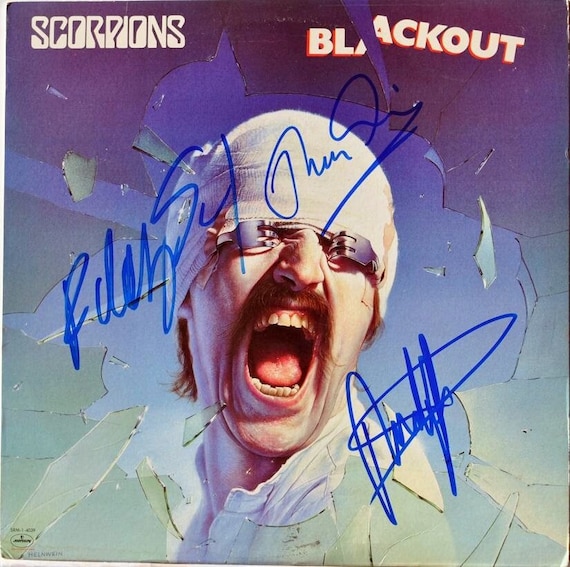 Klaus Meine Rudolf Schenker signed Best of Scorpions album COA proof star autographed Klaus Meine Rudolf Schenker signed Best of Scorpions album COA proof star autographed