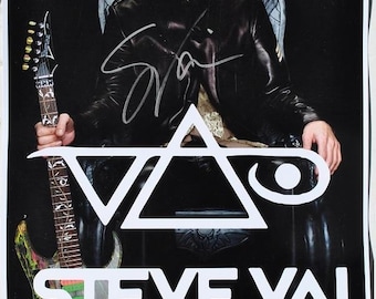 Steve Vai Signed 2013 Concert Tour Poster W/COA