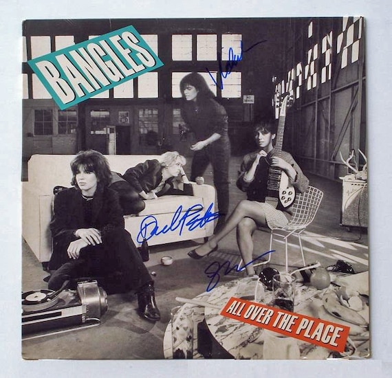 The Bangles - All Over the Place Signed Album X3 - Susanna Hoffs