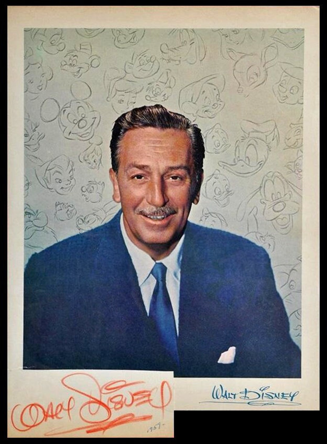 ディズニー ウォルトディズニー 直筆サイン 証明書付き