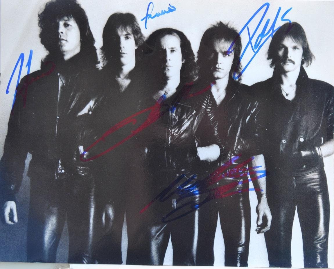 Scorpions Signed Photo X5 – Klause Meine, Rudolf Schenker + W/COA