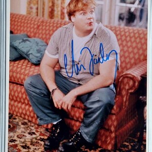 Chris Farley Signed Photo - Tommy Boy - Coneheads - Blacksheep - Beverly Hills Ninja W/COA