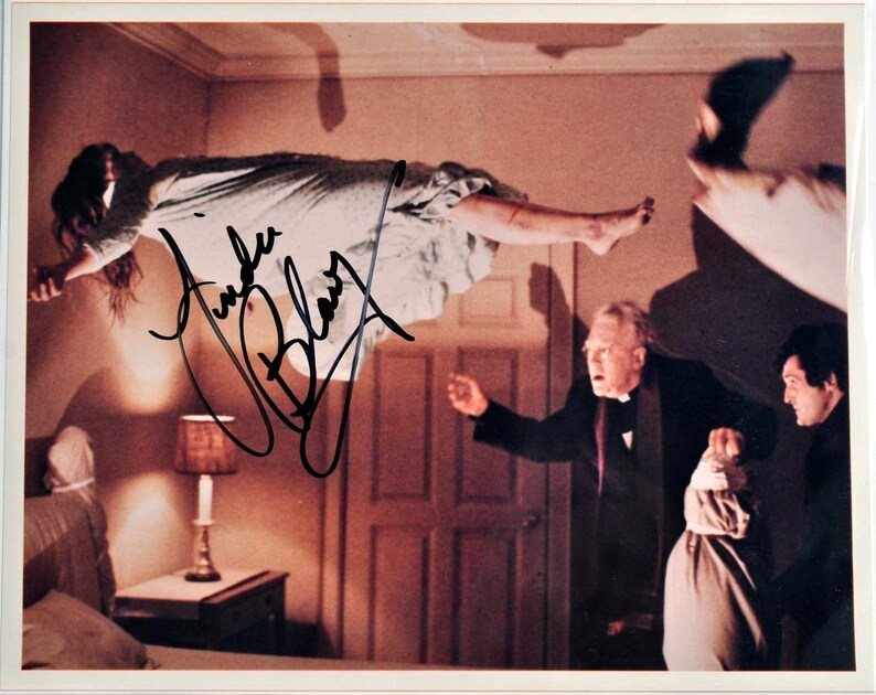 LINDA BLAIR signed autographed photo Exorcist COA Hologram