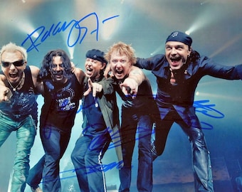 Klaus Meine Rudolf Schenker signed Scorpions World Wide Live album COA proof star autographed Klaus Meine Rudolf Schenker signed Scorpions World Wide Live album COA proof star autographed