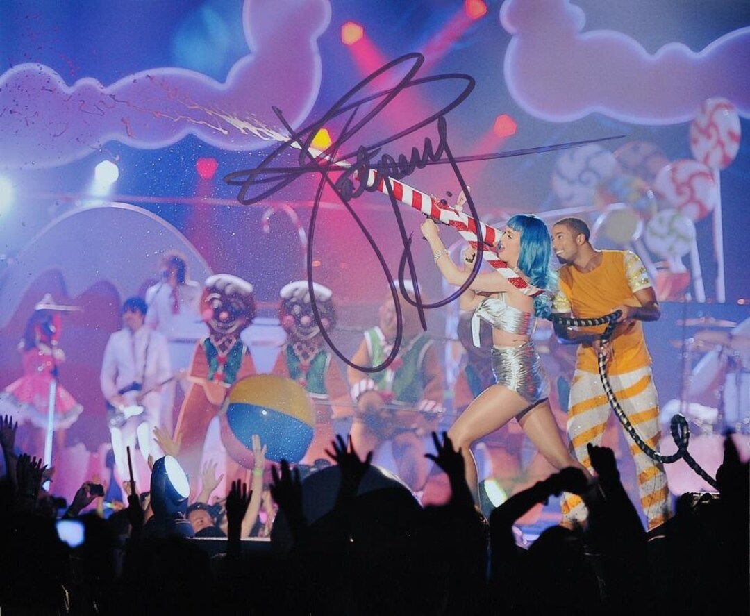 Katy Perry 直筆 ケイティペリー サイン入りアートカード 2008 楽天