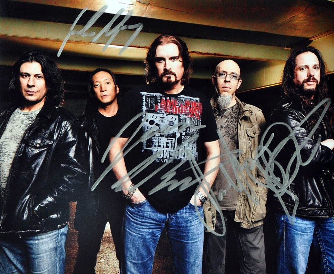 Jordan Labrie Dream Theater Signed Photo X4 - James Labrie, John Petrucci, Jordan ...